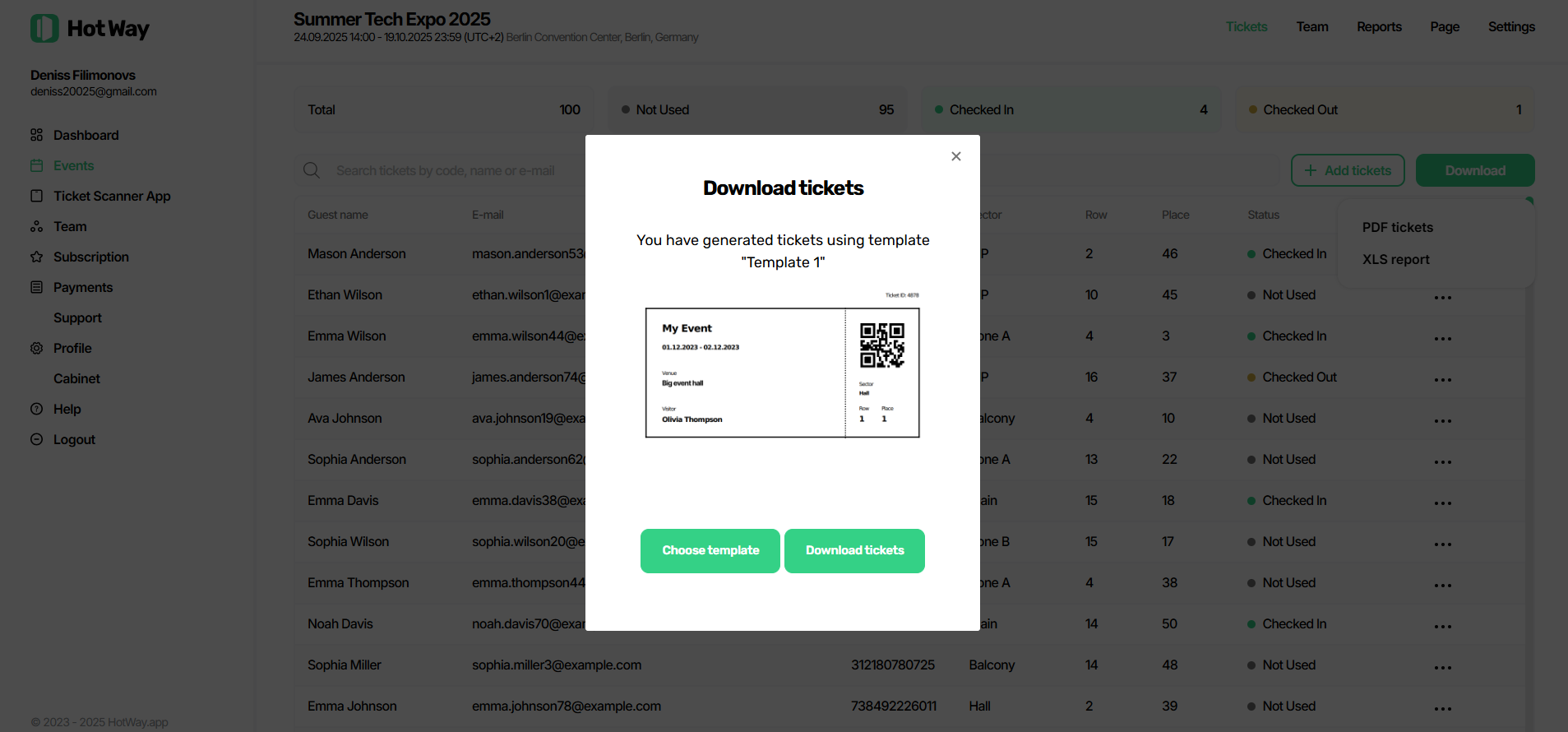 Выберите формат